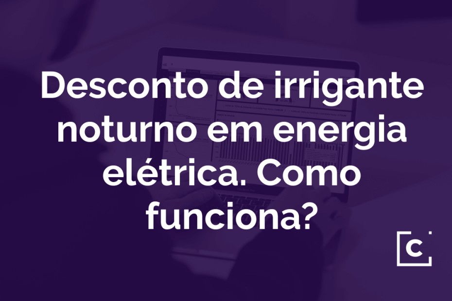 desconto de irrigante noturno