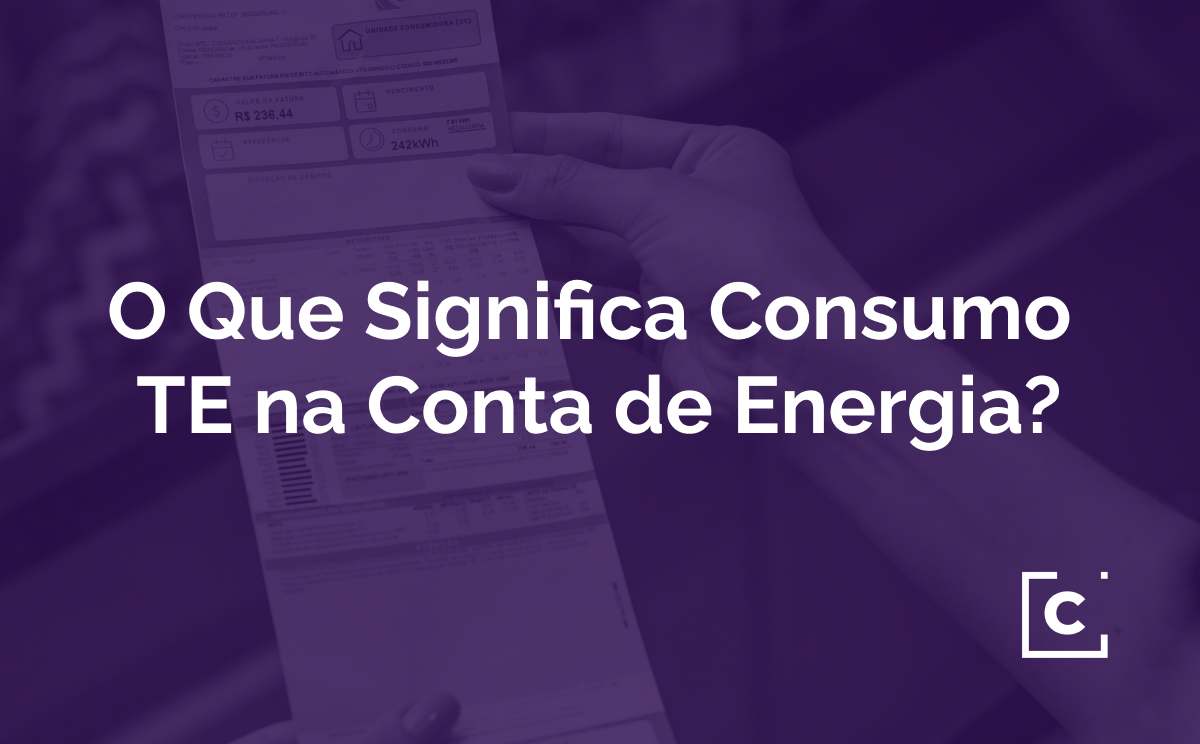 O Que Significa Consumo TE na Conta de Energia_
