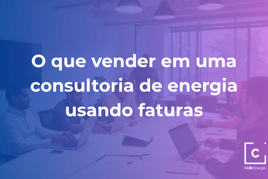 serviços consultoria usando faturas de energia