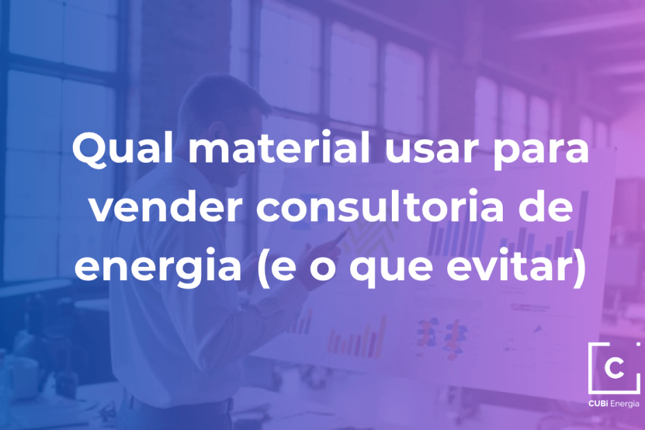 material para vender consultoria de energia
